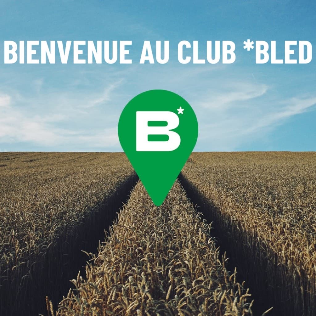 Visuel BLED shop bienvenue au club BLED